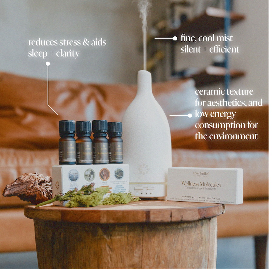 Ultrasonic Diffuser & Essential Oils Set