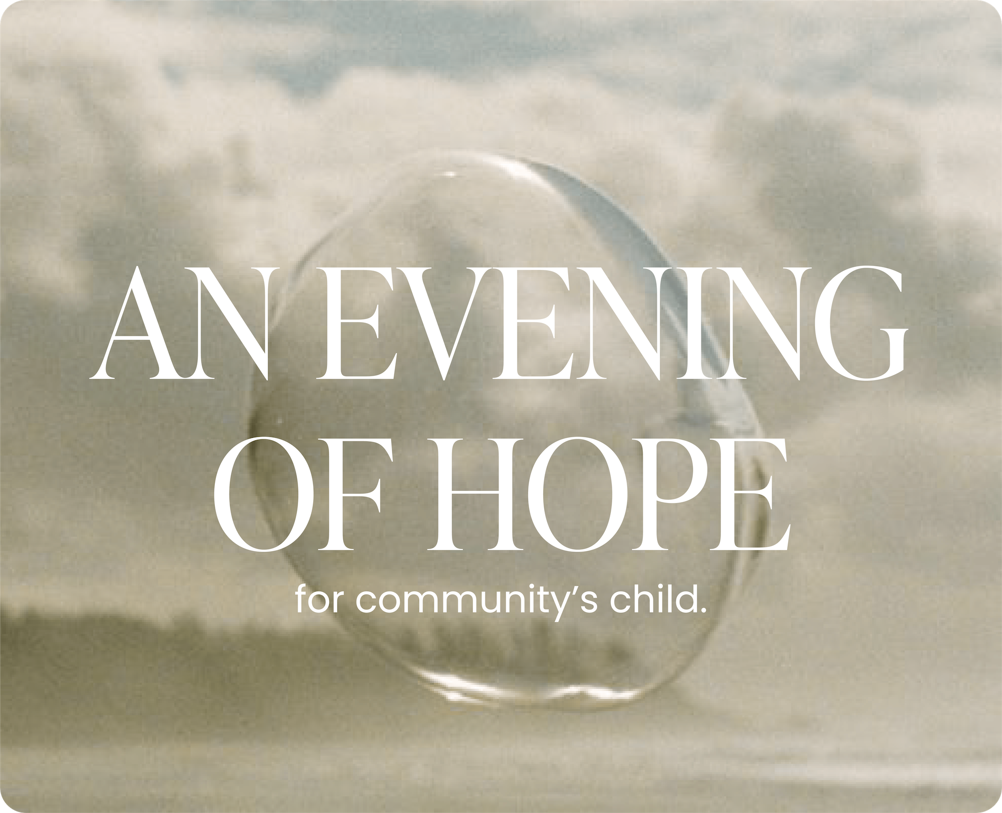 Sept. 28th | An Evening of Hope